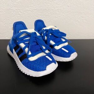 Baby Toddler Adidas Royal Blue slip on shoes sneakers (5K)